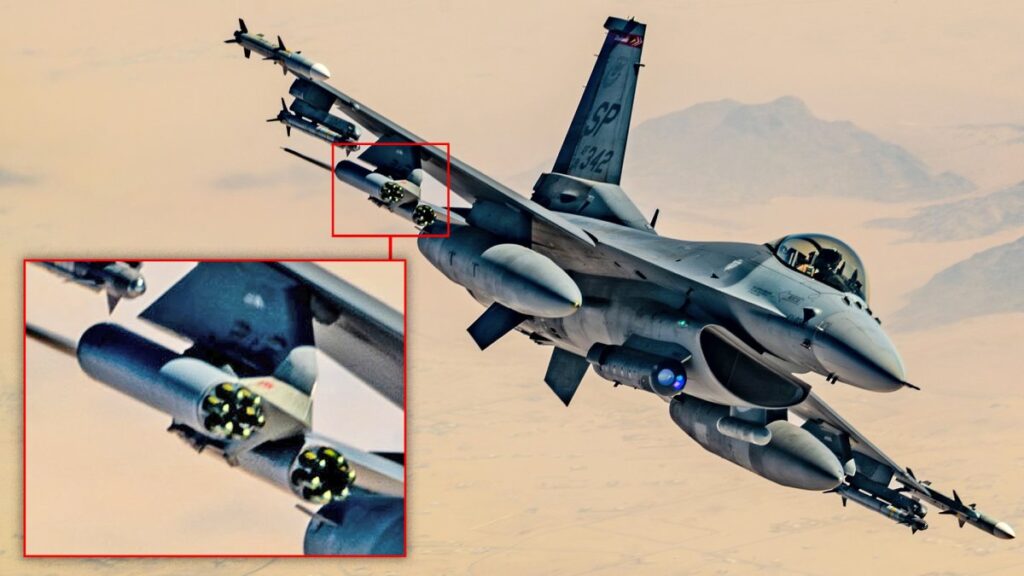 Middle East Skies Heat Up: F-16 Jets Unleash Advanced Laser-Guided Rocket Power, Deadly Drone Strike Capabilities Exposed