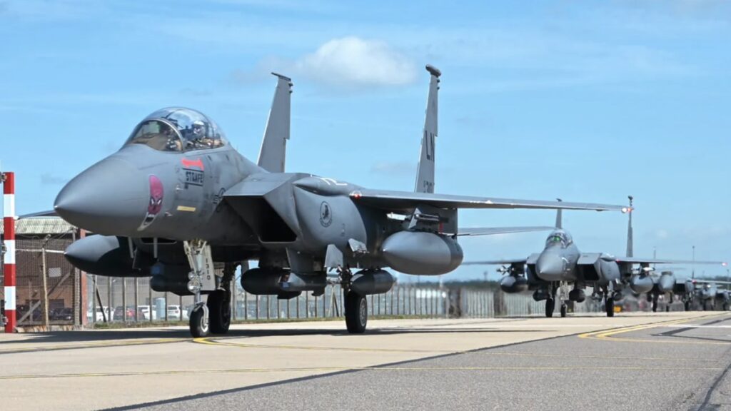 Farewell to the F-15E: US Air Force Strike Eagles Set to Depart England After Decades of Service
