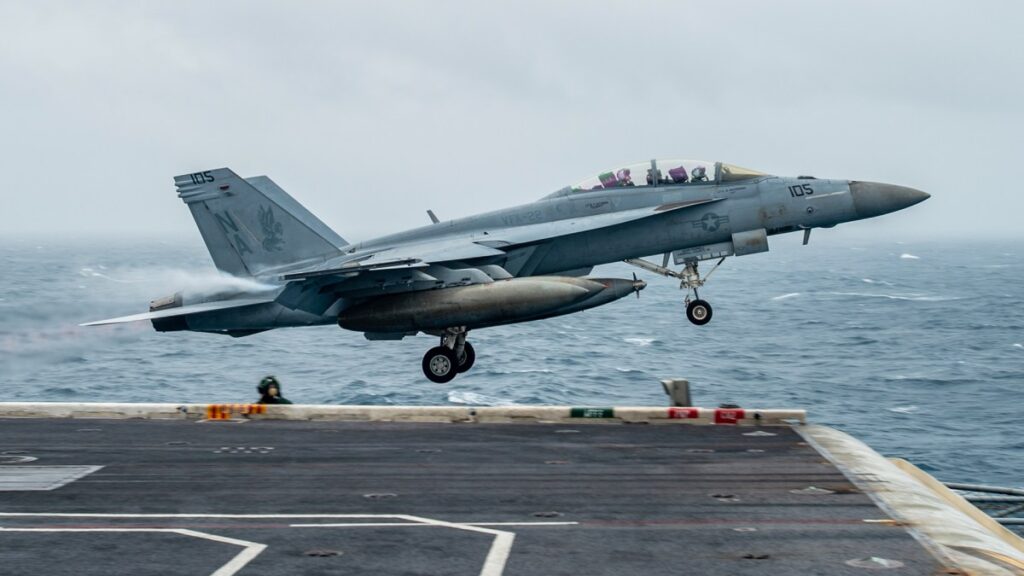 F-18 Fighter Jet Disaster: US Cruiser's Deadly Friendly Fire Incident During Mid-Air Refueling Operation