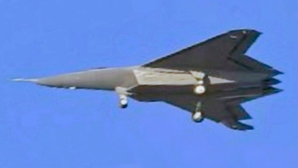 Unveiling China's Latest Military Might: Exclusive Images of the J-50 Tailless Stealth Fighter Jet