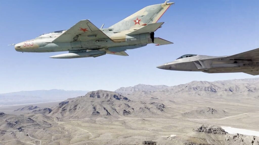 US F-22 Stealth Fighters Join Forces with Soviet MiG Jets in Historic Tribute to Legendary Squadron Founder