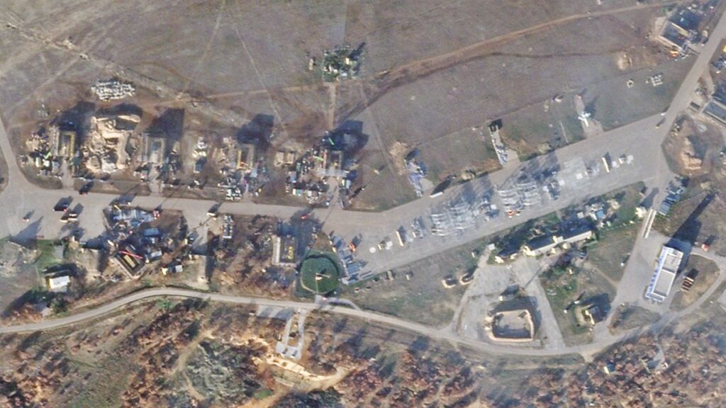 Crimea Under Siege: Russia's Belbek Air Base Gets Upgraded with Reinforced Aircraft Shelters Amid Rising Tensions