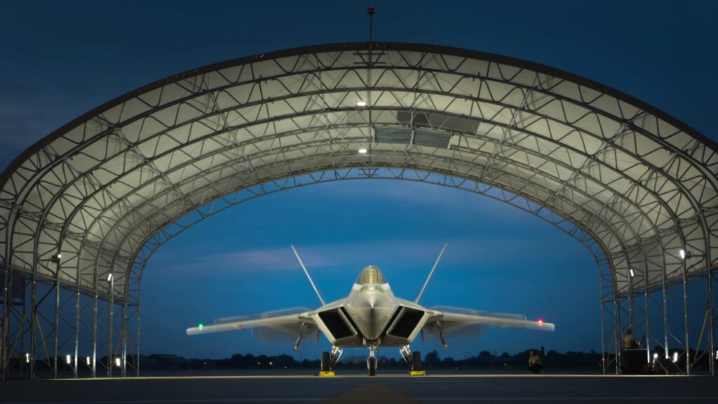 US Airbase Mystery Drone Swarm: Military Eyes Protective Nets to Safeguard F-22 Fighter Jets